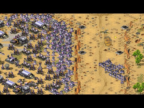 Red Alert 2 | Yuri's Revenge | 7 vs 1- iN THE PIPE- eXTREME AI
