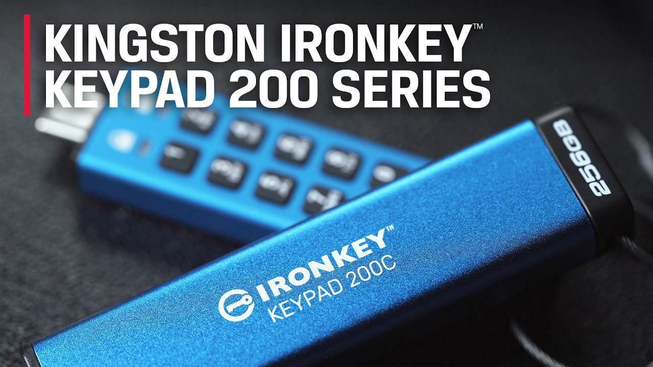 XTS-AES Encryption - Kingston IronKey Keypad 200 Series Hardware-Encrypted USB Drive