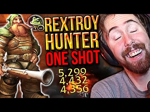 PvP Scaling Removed? Not for Rextroy! Asmongold Reacts to Hunter One Shot Combo