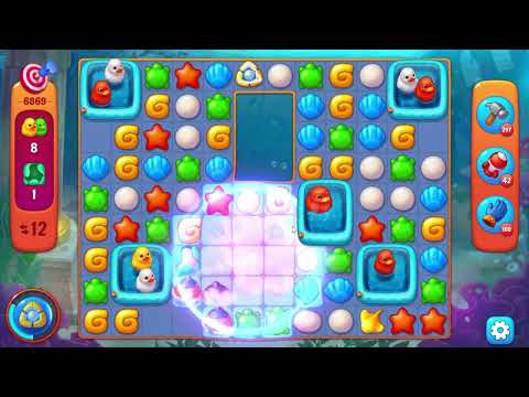 🎯 Fishdom 6869 Challenge Level - 19 moves + 💥💥🧨💣