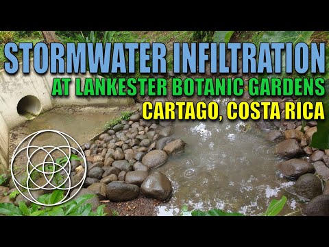 Stormwater Infiltration System at the Lankester Botanical Gardens in Cartago, Costa Rica (2018)