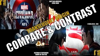 MOVIE Comparison - Captain America: Civil War & Batman v Superman: Dawn of Justice [HD] video