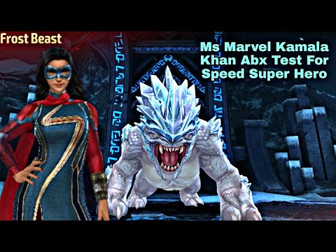 Ms Marvel Kamala Khan Abx Test For Speed Super Hero - Marvel Future Fight