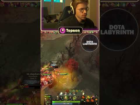 Topson's Hook is PURE LUCK or PURE SKILL? Dota 2 #dota2 #gaming #outplay