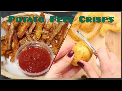 Potatoes Crisps| Potato chips| how to make potato peel crisps| Potatoes crisps recipe 2 ways