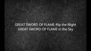 Virgin Steele - Great Sword Of Flame (lyrics)
