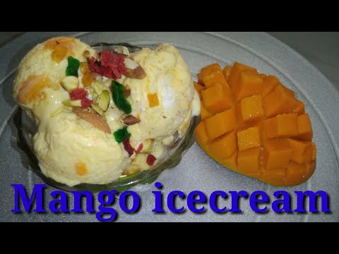 Mango icecream //मँगो आईस क्रीम //Praju's kitchen and more...