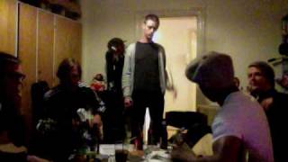 Slakah in Sweden with Tingsek & crew before a last minute show.