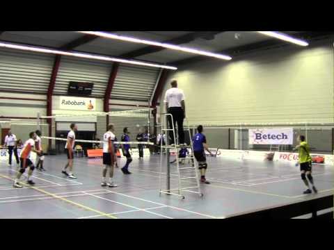 Volleybal Heren 1e div A: De Witte Olhaco H1 - Scylla H1 [14-12-2013]