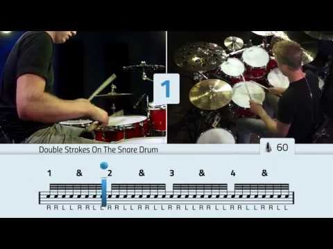 Double Stroke Rolls On The Toms - Free Drum Lessons