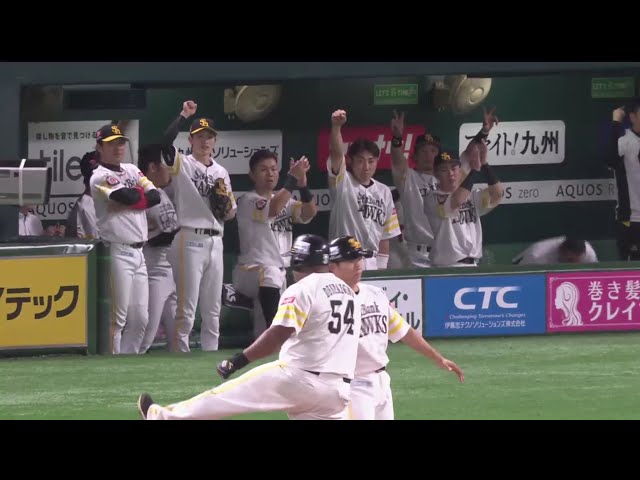 【5回裏】3打点の活躍!! ホークス・デスパイネのタイムリーでリードを広げる!! パーソル CS パ 1st 2019/10/6 H-E