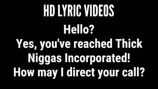 DBangz - Thick Niggas and Anime  Tiddies (lyrics)