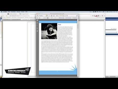 Abizeitung erstellen: Musterseiten anlegen