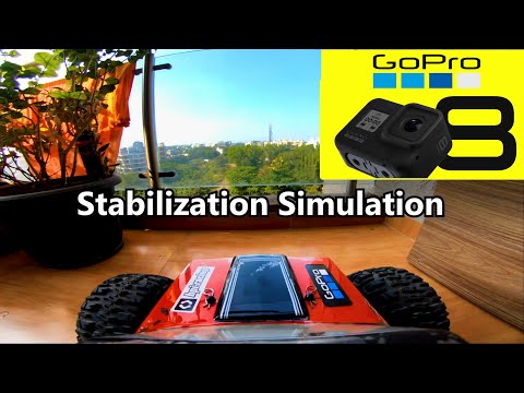 GoPro Hero 8 Rc Car Stabilisation Simulation Hypersmooth Boost High vs Gimbal Test