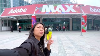 i went to adobe max for the first time (solo trip to LA)