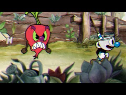 Cuphead | Secret Boss Fight - Radish (The Root Pack)
