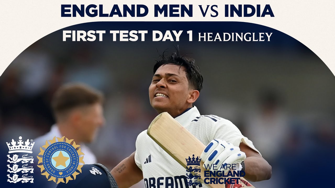Centuries For Jaiswal And Gill | Highlights - England v India Day 1 | Rothesay Test 2025