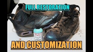 Jordan 6 Chameleon FULL RESTORATION and CUSTOMIZATION!!