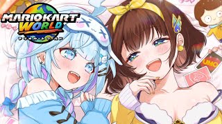 水宮枢 - 【#ろろめろ】マリオカートワールド二人で遊んで対決？！?【水宮枢／司賀りこ】