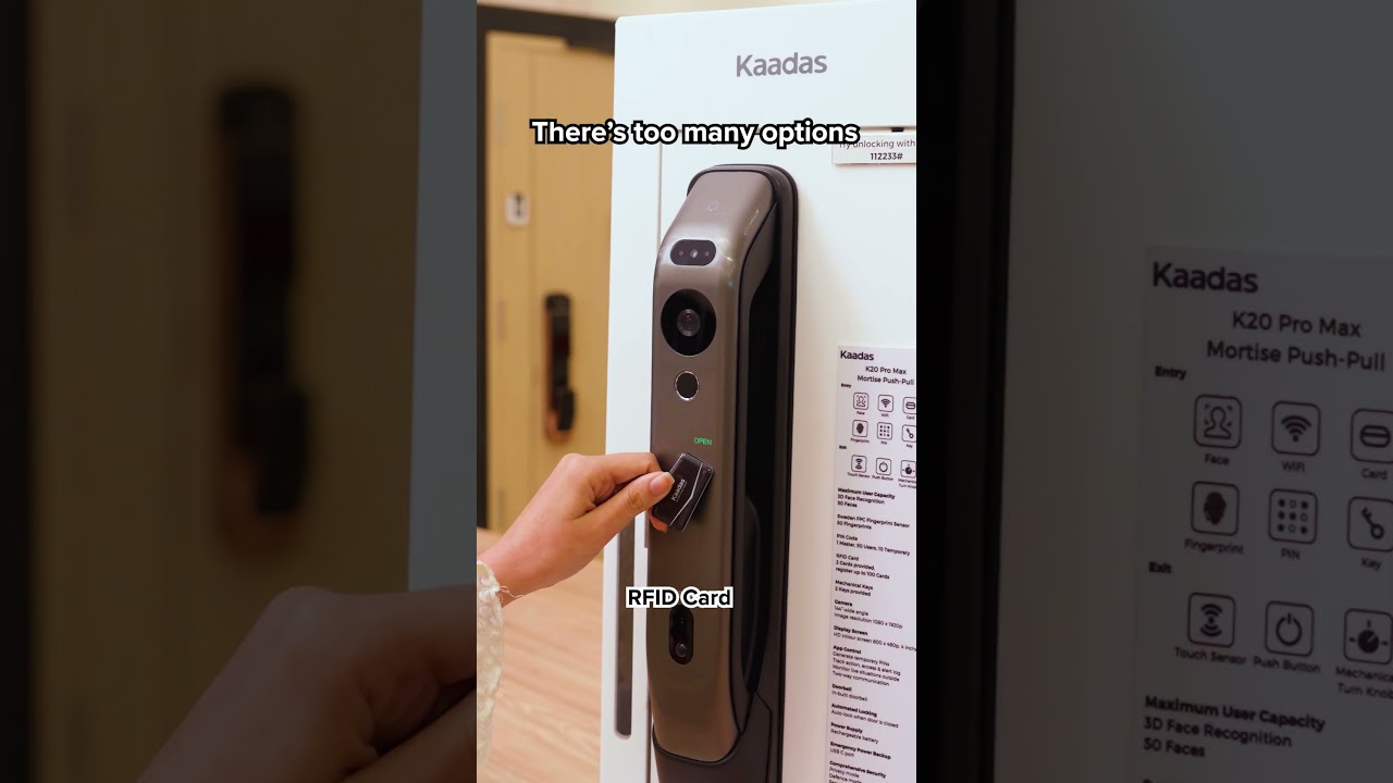 Why I Won't Buy the Kaadas K20 Pro Max… Unless I Want a Smarter, Easier Life! 🔑🏡 #kaadas