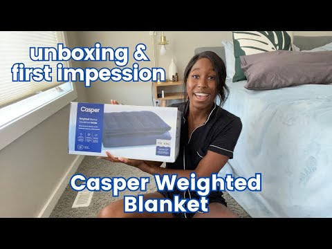 Casper Weighted Blanket Unboxing & Review | is it worth buying?