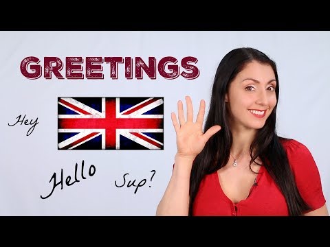 GREETINGS - Back to Basics / English Lessons / Learn British English