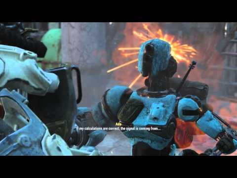 Fallout 4 Automatron - Headhunting: Ada (Next Robobrain & Rust Devils Dialogue Tree Sequence)
