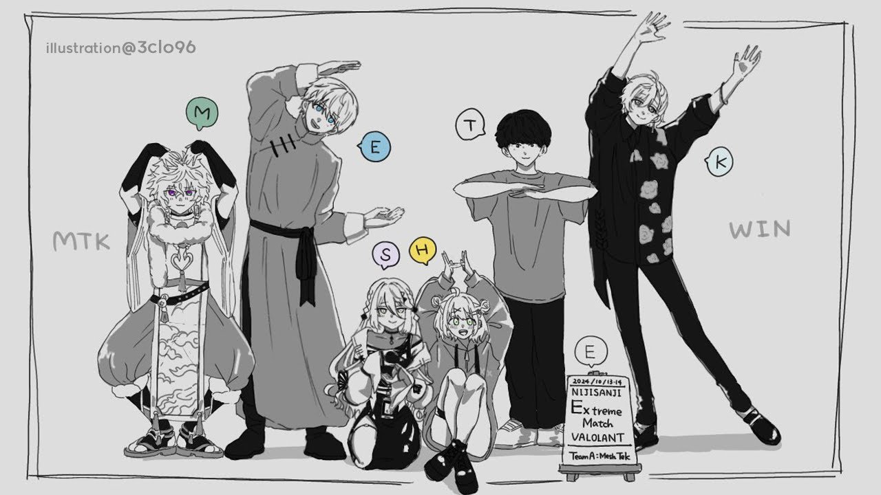 VALORANT #にじEXヴァロ   | いよいよ本番２日目！チームええ感じやねん【にじさんじ/叶】