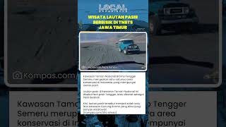 Lautan Pasir Tengger atau Pasir Berbisik jadi Ikon TNBTS dan Daya Tarik Utama Wisata Gunung Bromo