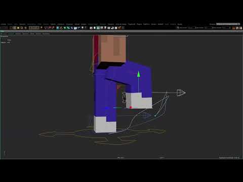 [Minecraft riggin] Thomas rig for C4D????🤔[WIP#1]