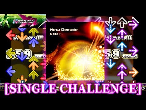 【DDR X2】 New Decade [SINGLE CHALLENGE] 譜面確認＋クラップ