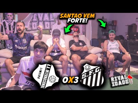 React Inter De Limeira 0x3 Santos | Melhores momentos | Gols | Libertadores