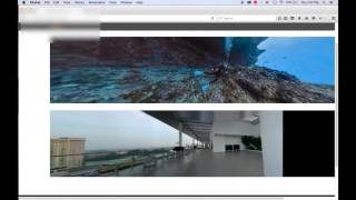 Sample VR 360 degree video embed to website page