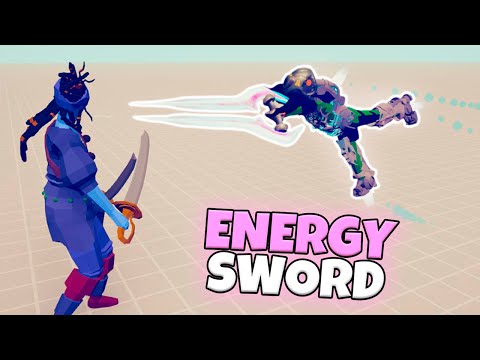 ENERGY SWORD VS EVERY FACTION. SPACE WARRIORS | TABS MODDED GAMEPLAY