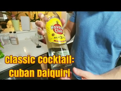 Havana Club Cuban Rum - Enjoying the classic recipe daiquiri!