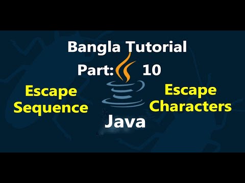 Java Bangla Tutorials 10 Escape Sequence