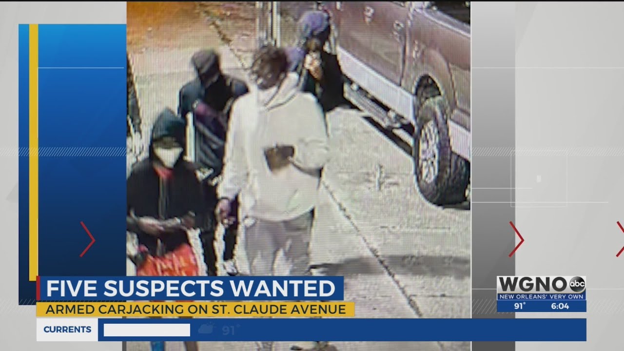 NOPD: Five wanted for Marigny armed carjacking