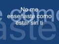 Thalia-No me enseñaste letras 