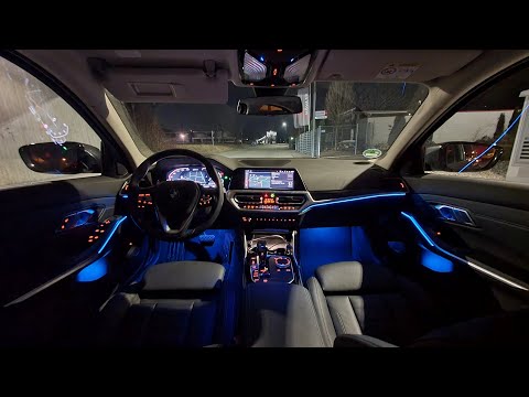 2021 BMW 330e Limousine - at night | Ambientebeleuchtung