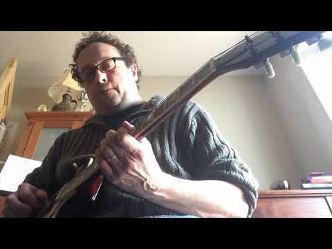 Slow blues guitar improvisation
