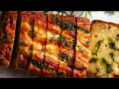 Cheese, Herb and Garlic Quick Bread
