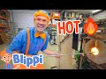 Blippi Visits A Glass Workshop Educational Videos For Kids