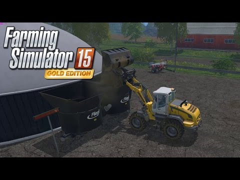 Farming Simulator 15 Selling Silage at Biogas Timelapse