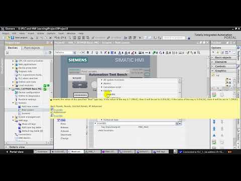 TIA Portal V19 Analog Scaling and Display on HMI KTP400