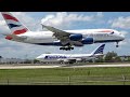 120 Close Up Take Offs Landings Miami Airport MIA Plane Spotting RUSH HOUR Runway 9 KMIA
