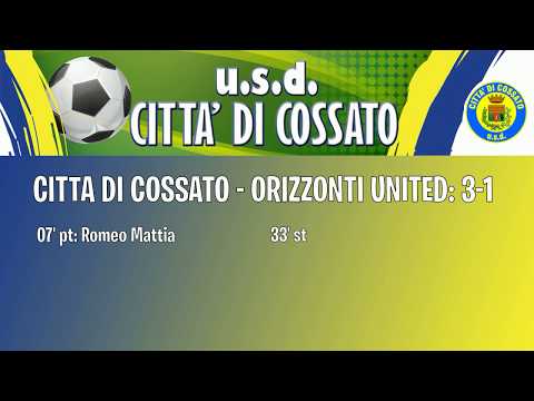 (13/A) Città di Cossato - Orizzonti United: 3-1 (Under 14 - 2018/19)