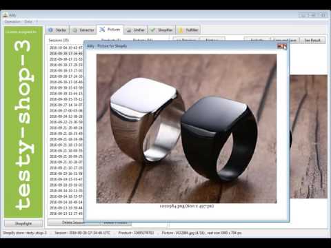 Alify 1.0 for Windows - Picturer to select and crop AliExpress pictures for Shopify