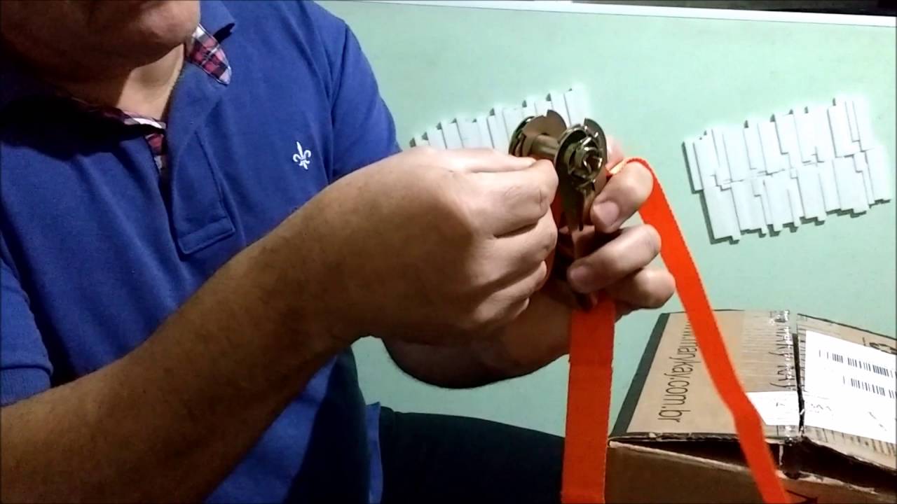 Cinta Para Amarração Com Catraca