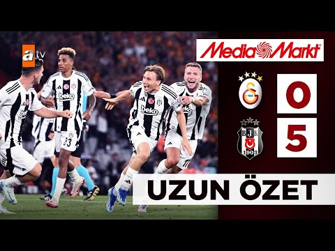 Galatasaray 0 - 5 Beşiktaş | 2024 Süper Kupa Finali | Uzun Özet