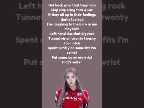 Babymonster "clik clak" Rami rap part lyrics #babymonster #clikclak #drip